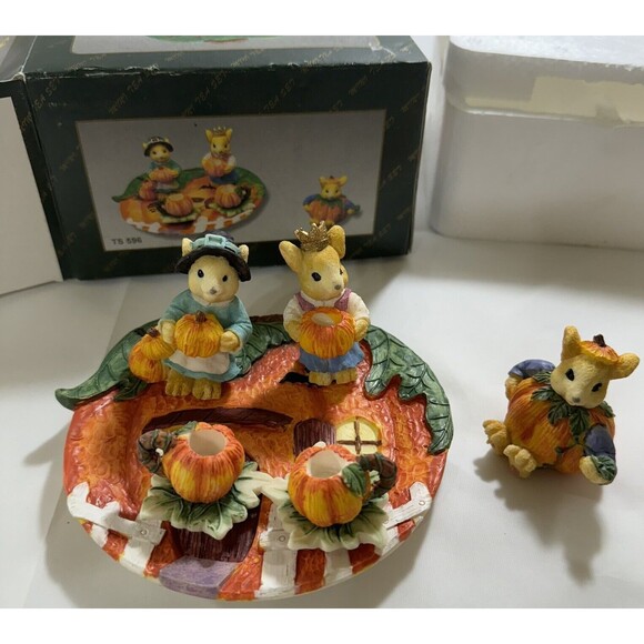 97s Halloween and Pumpkin Mouse Animal Fall  Gorgeous Y2K 10 Pcs W Details - Picture 1 of 16